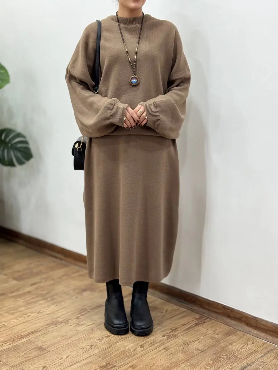 ست پلیور و دامن بافت آیسو آیرا